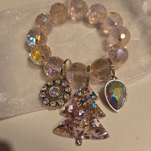 Elegant Crystal Charm Bracelet